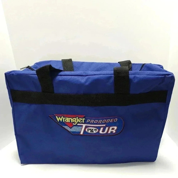 Wrangler Other - Wrangler Pro Rodeo Tour Vintage Blue PRCA Duffel Bag New